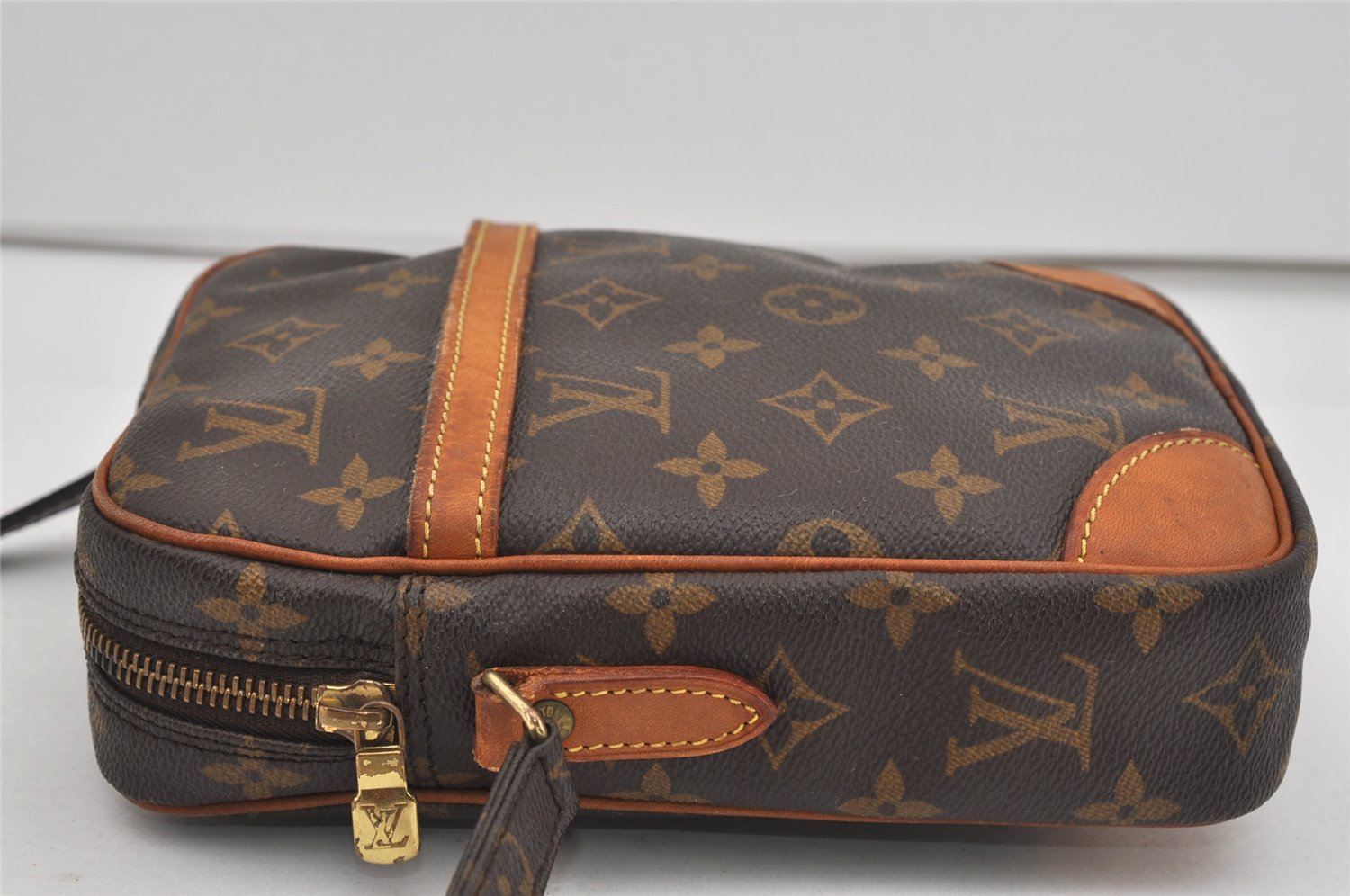 Authentic Louis Vuitton Monogram Danube Shoulder Cross Body Bag M45266 LV 2475I