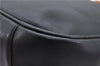 Authentic GUCCI Bamboo Vintage Shoulder Hand Bag Purse Leather Black 2476D