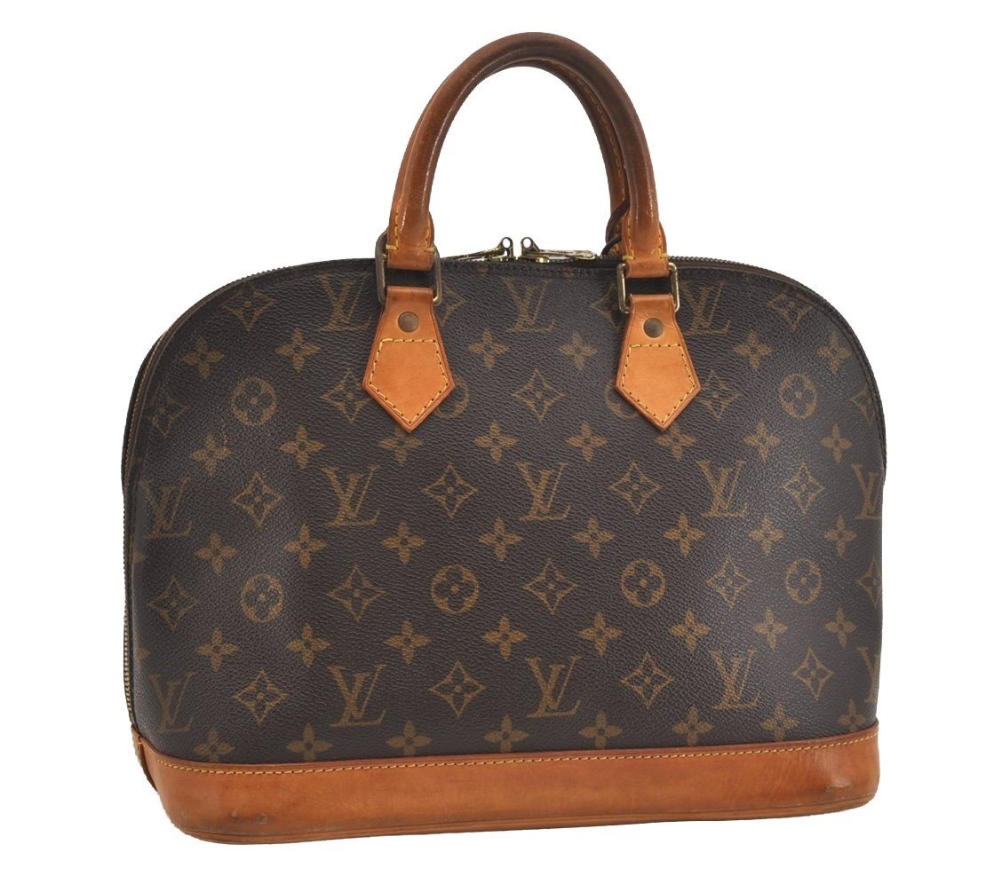 Authentic Louis Vuitton Monogram Alma Hand Bag Purse M51130 LV 2476I