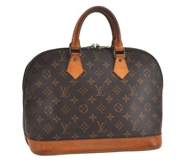 Authentic Louis Vuitton Monogram Alma Hand Bag Purse M51130 LV 2476I