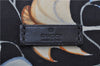 Authentic GUCCI Chris Knight Flora Clutch Hand Bag Nylon Leather Black 2478E