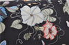 Authentic GUCCI Chris Knight Flora Clutch Hand Bag Nylon Leather Black 2478E
