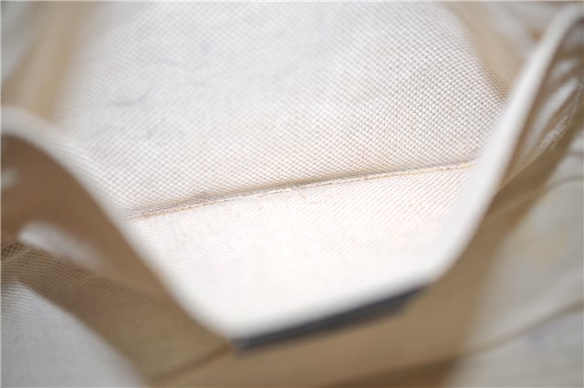 Authentic GUCCI Chris Knight Flora Clutch Hand Bag Nylon Leather Black 2478E