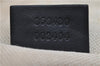 Authentic GUCCI Chris Knight Flora Clutch Hand Bag Nylon Leather Black 2478E