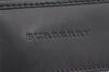 Authentic BURBERRY Vintage Canvas Leather Hand Tote Bag White Navy 2478I