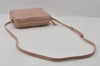 Authentic SAINT LAURENT Roux Shoulder Cross Bag Leather Suede 470299 Pink 2480I