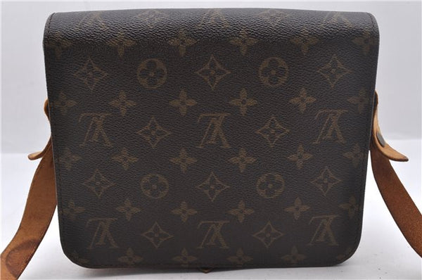 Auth Louis Vuitton Monogram Cartouchiere MM Shoulder Cross Bag M51253 LV 2481D