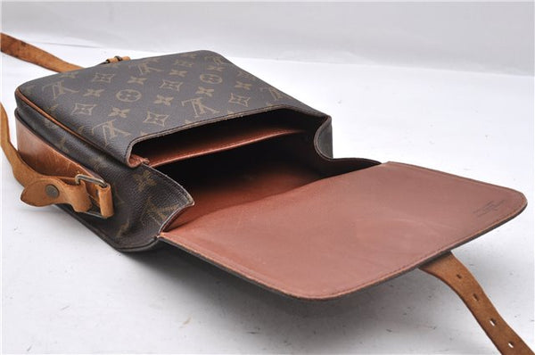 Auth Louis Vuitton Monogram Cartouchiere MM Shoulder Cross Bag M51253 LV 2481D