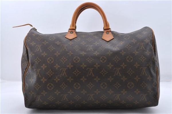 Authentic Louis Vuitton Monogram Speedy 40 Hand Bag M41522 LV 2483D