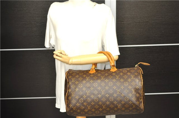 Authentic Louis Vuitton Monogram Speedy 40 Hand Bag M41522 LV 2483D