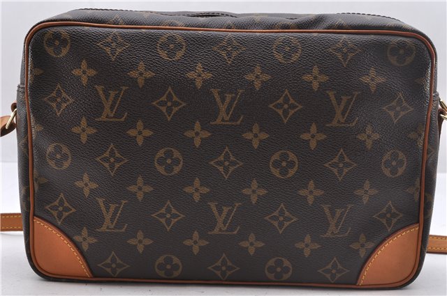 Auth Louis Vuitton Monogram Trocadero 30 Shoulder Cross Body Bag M51272 LV 2484D