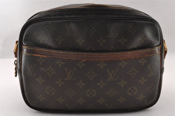 Authentic Louis Vuitton Monogram Reporter PM Shoulder Cross Bag M45254 LV 2484I