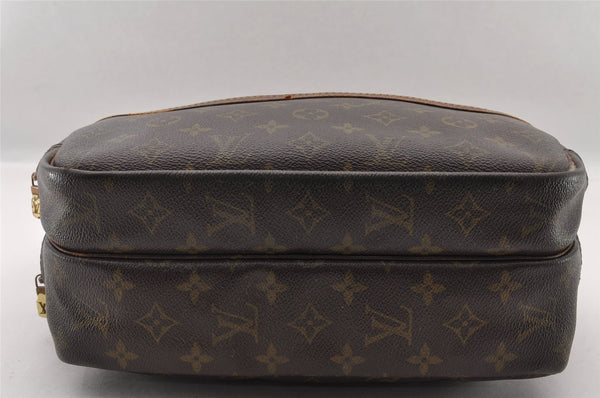 Authentic Louis Vuitton Monogram Reporter PM Shoulder Cross Bag M45254 LV 2484I