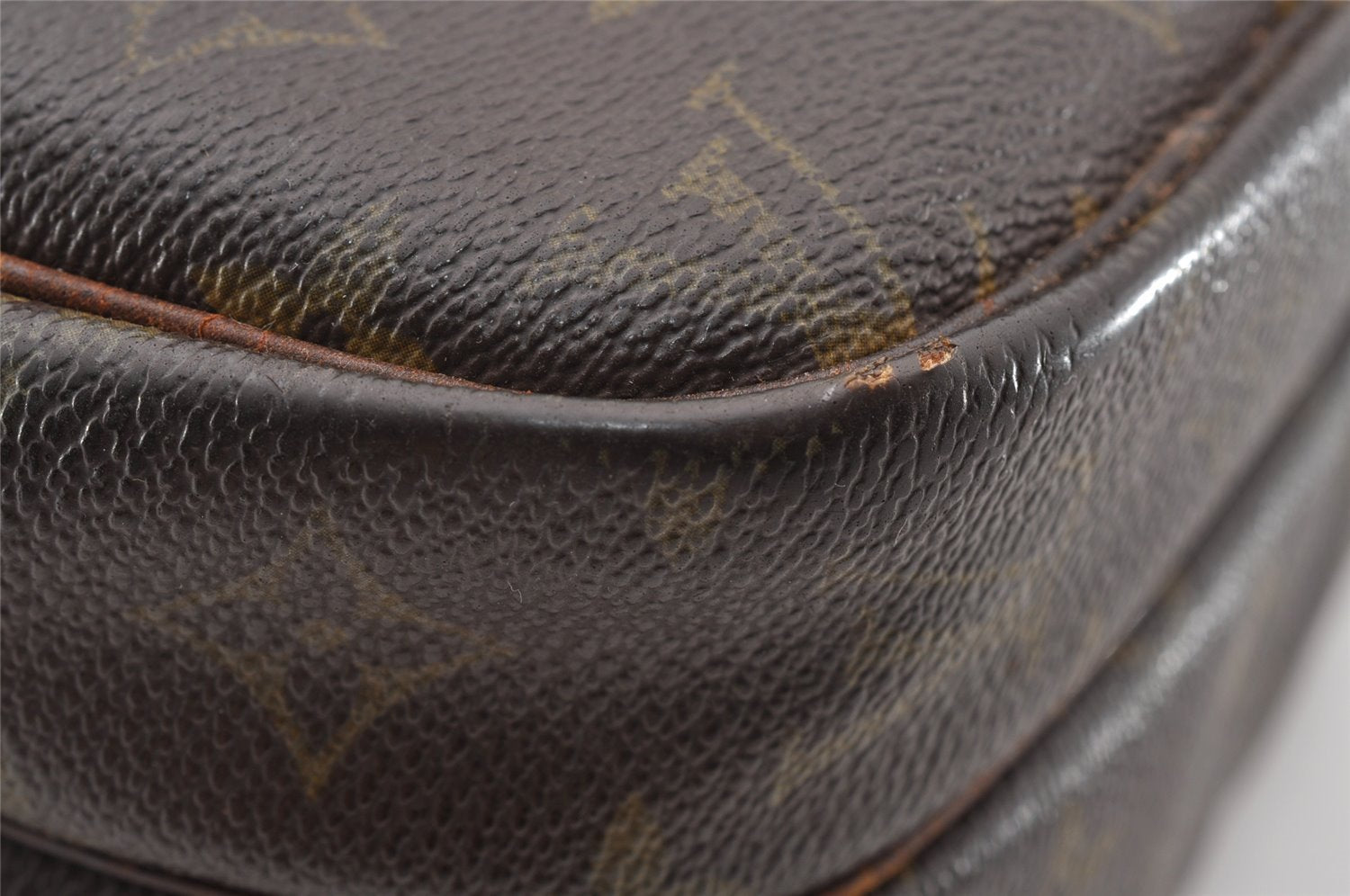 Authentic Louis Vuitton Monogram Reporter PM Shoulder Cross Bag M45254 LV 2484I