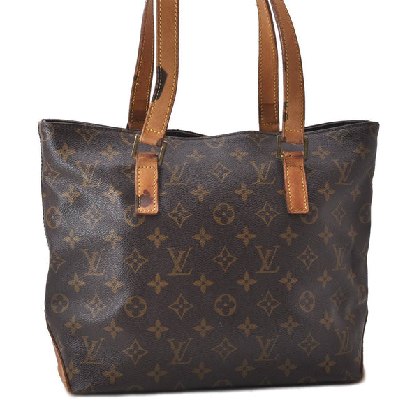 Authentic Louis Vuitton Monogram Cabas Piano Tote Bag M51148 LV 2485D