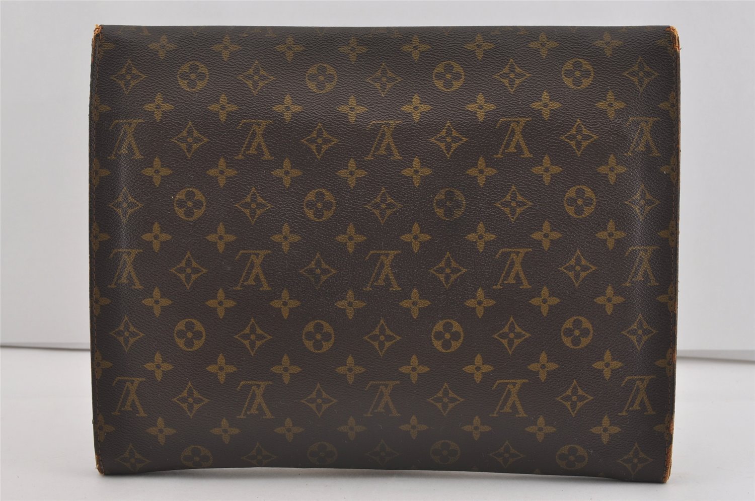 Authentic Louis Vuitton Monogram Poche Ministre Document Case Old Model LV 2485I