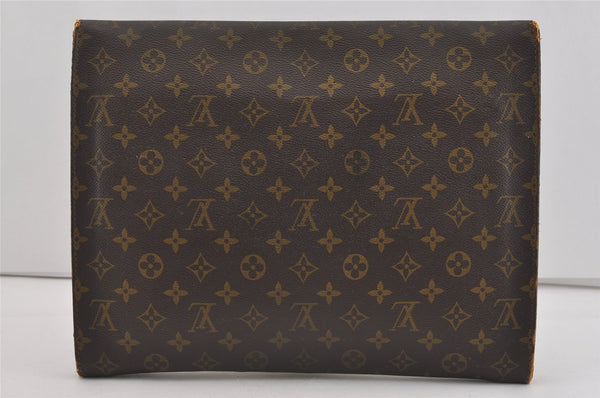 Authentic Louis Vuitton Monogram Poche Ministre Document Case Old Model LV 2485I