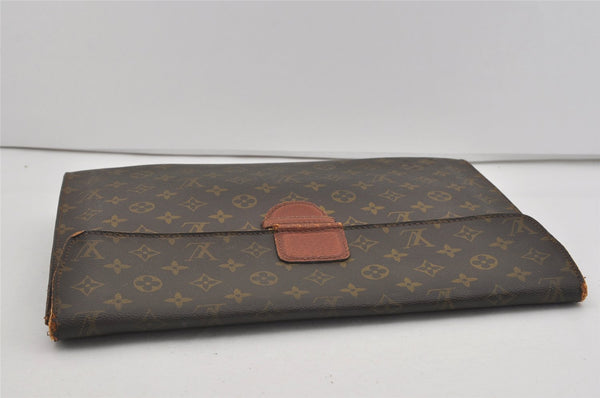 Authentic Louis Vuitton Monogram Poche Ministre Document Case Old Model LV 2485I