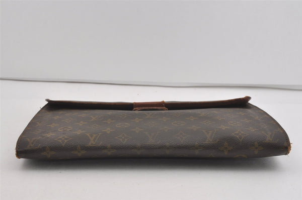 Authentic Louis Vuitton Monogram Poche Ministre Document Case Old Model LV 2485I