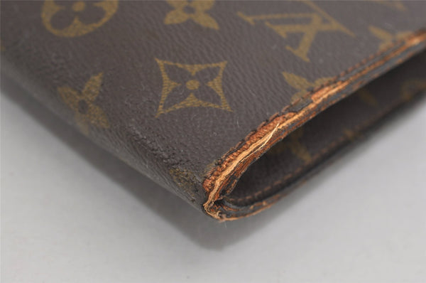 Authentic Louis Vuitton Monogram Poche Ministre Document Case Old Model LV 2485I