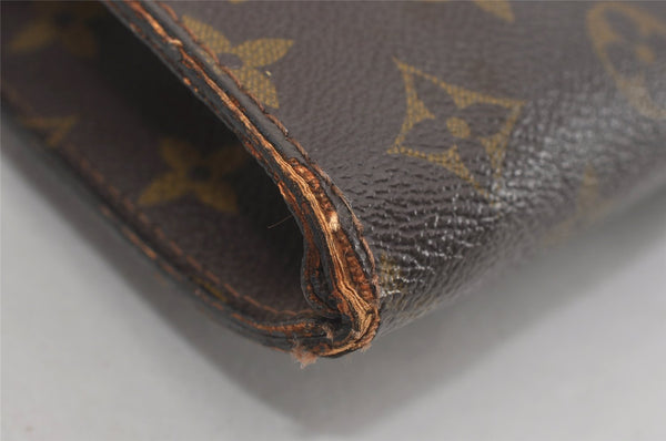 Authentic Louis Vuitton Monogram Poche Ministre Document Case Old Model LV 2485I