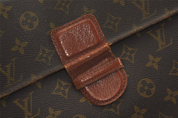 Authentic Louis Vuitton Monogram Poche Ministre Document Case Old Model LV 2485I