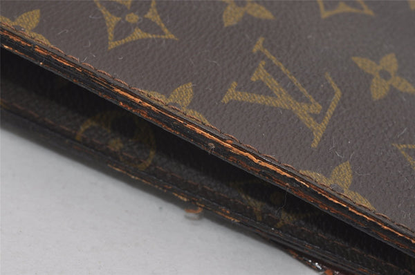 Authentic Louis Vuitton Monogram Poche Ministre Document Case Old Model LV 2485I