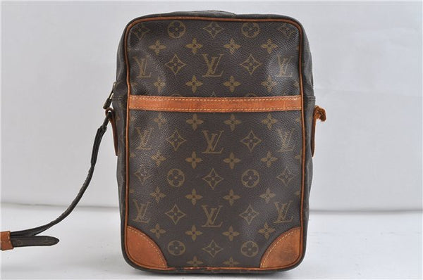 Auth Louis Vuitton Monogram Danube MM Shoulder Cross Bag M45264 LV Junk 2487D