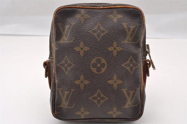 Auth Louis Vuitton Monogram Mini Poche Danube Shoulder Bag M45268 LV Junk 2487I