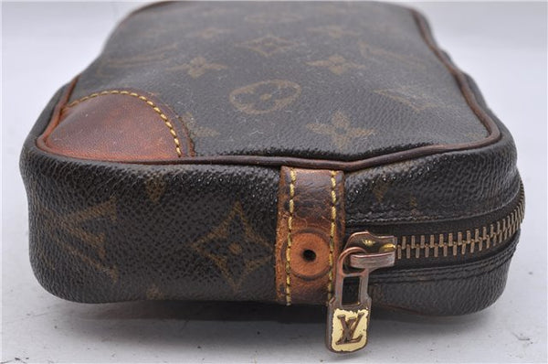 Authentic Louis Vuitton Monogram Marly Dragonne PM Clutch Hand Bag M51827 2488D