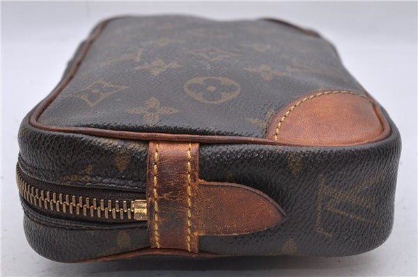 Authentic Louis Vuitton Monogram Marly Dragonne PM Clutch Hand Bag M51827 2488D