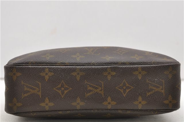 Auth Louis Vuitton Monogram Trousse Toilette 23 Clutch Hand Bag M47524 LV 2489D