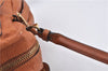 Authentic Chloe Paraty 2Way Shoulder Hand Bag Leather Brown 2489F