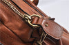 Authentic Chloe Paraty 2Way Shoulder Hand Bag Leather Brown 2489F