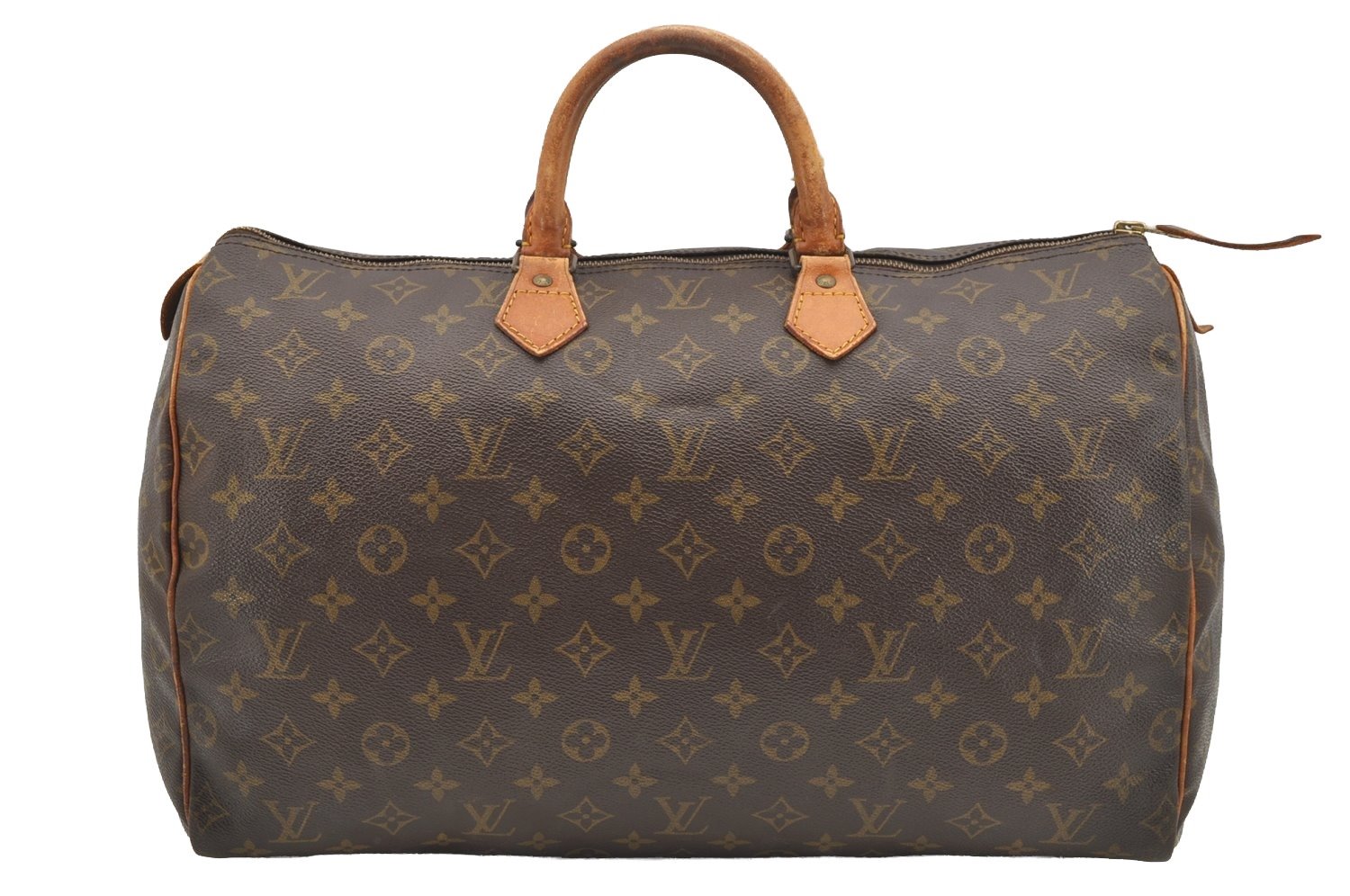 Authentic Louis Vuitton Monogram Speedy 40 Hand Boston Bag M41522 LV 2491I