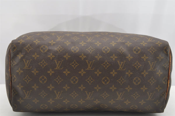 Authentic Louis Vuitton Monogram Speedy 40 Hand Boston Bag M41522 LV 2491I