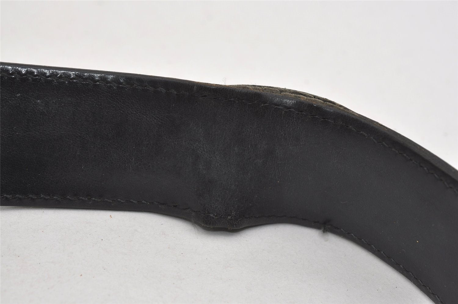 Authentic GUCCI Twins Shoulder Bag GG Canvas Leather 232962 Brown Junk 2492I