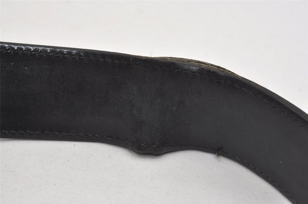 Authentic GUCCI Twins Shoulder Bag GG Canvas Leather 232962 Brown Junk 2492I