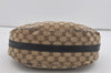 Authentic GUCCI Twins Shoulder Bag GG Canvas Leather 232962 Brown Junk 2492I