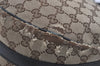 Authentic GUCCI Twins Shoulder Bag GG Canvas Leather 232962 Brown Junk 2492I
