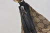 Authentic GUCCI Twins Shoulder Bag GG Canvas Leather 232962 Brown Junk 2492I