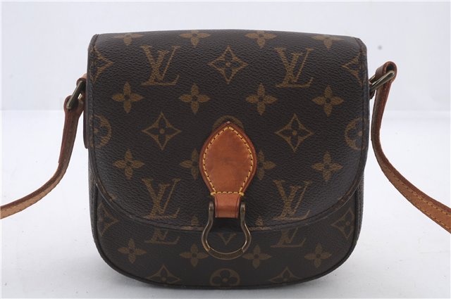 Auth Louis Vuitton Monogram Saint Cloud PM Shoulder Cross Bag M51244 LV 2493D