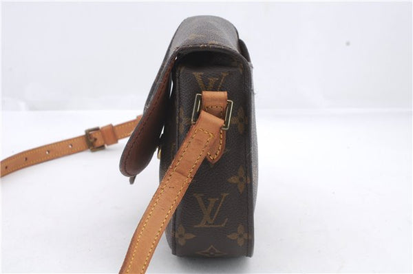 Auth Louis Vuitton Monogram Saint Cloud PM Shoulder Cross Bag M51244 LV 2493D