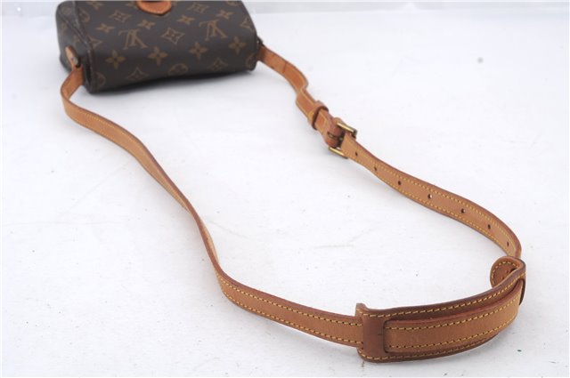 Auth Louis Vuitton Monogram Saint Cloud PM Shoulder Cross Bag M51244 LV 2493D