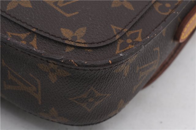 Auth Louis Vuitton Monogram Saint Cloud PM Shoulder Cross Bag M51244 LV 2493D