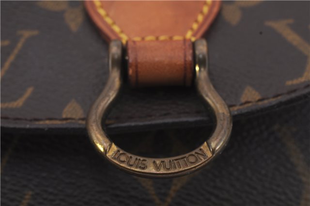 Auth Louis Vuitton Monogram Saint Cloud PM Shoulder Cross Bag M51244 LV 2493D