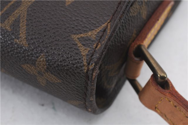 Auth Louis Vuitton Monogram Saint Cloud PM Shoulder Cross Bag M51244 LV 2493D