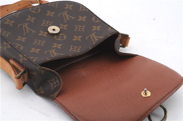 Auth Louis Vuitton Monogram Saint Cloud PM Shoulder Cross Bag M51244 LV 2493D