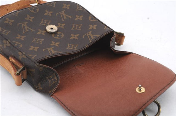 Auth Louis Vuitton Monogram Saint Cloud PM Shoulder Cross Bag M51244 LV 2493D