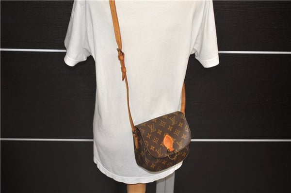 Auth Louis Vuitton Monogram Saint Cloud PM Shoulder Cross Bag M51244 LV 2493D